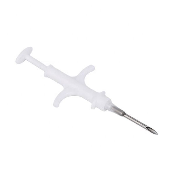 Unique ID RFID Transpondor 134.2Khz Glass Tube 1.4*8mm Animal Microchip with Syringe