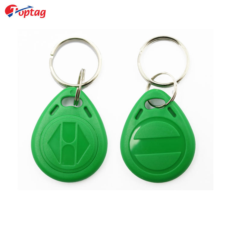 Toptag Wholesale ABS RFID 125khz 13.56mhz Keyfob With Key Ring