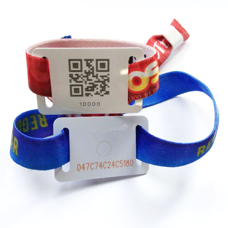 Promotion High Quality Event Festival Woven Wristband Custom Woven Polyester Bracelets Fabric Wrist bands