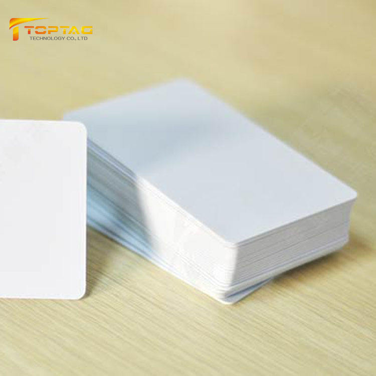 13.56mhz rfid card Model F08 Blank White pvc rfid cards