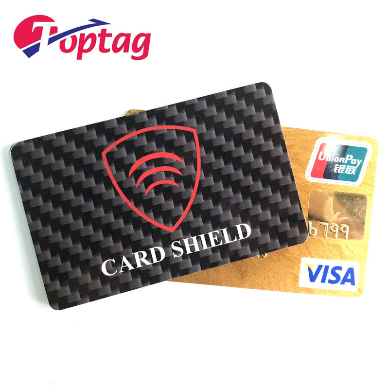 Anti Theft RFID High Frequency Blocking Card 13.56Mhz NFC Shielding Card Credit Card Protection