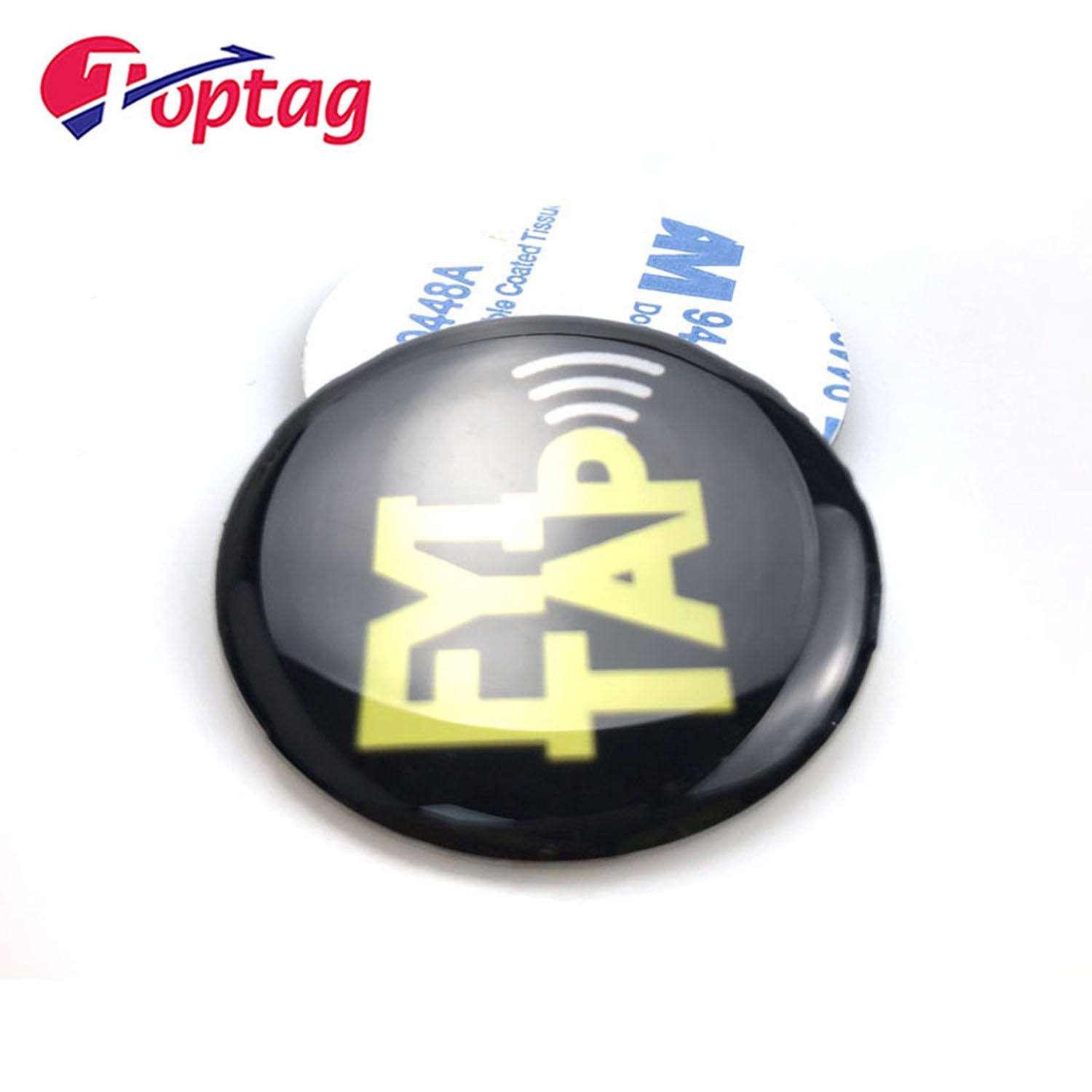 Hot Sale RFID 13.56Mhz Social Media Sharing NFC Epoxy Sticker Waterproof Tag