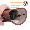 Customization faraday car key bag Woolen Cloth RFID pouch