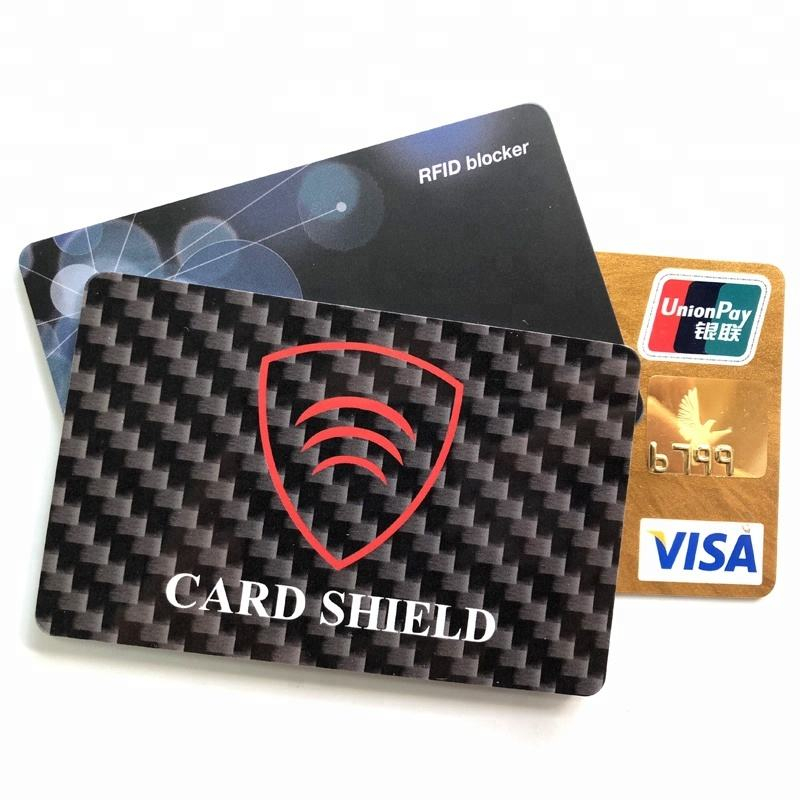 Anti Skimming Secure Payment RFID Blocker / Debit & Credit Protector RFID Blocking Card
