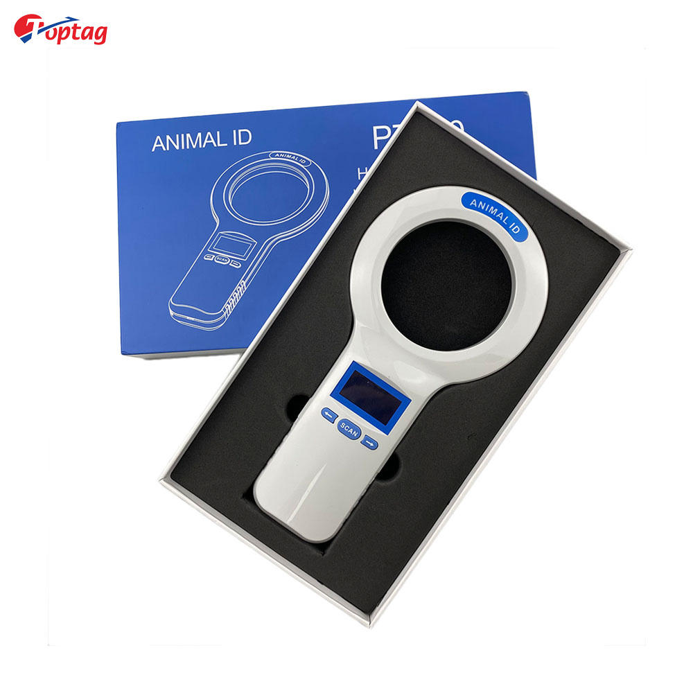 Factory Direct Sale PT200 134.2khz RFID FDX-B Animal Microchip Reader Glass Tube Tag Scanner