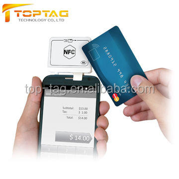 Mobile Phone NFC Card / Magnetic Card Reader ACR35 with Free SDK