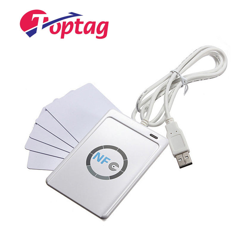 USB HF desktop rfid reader ISO14443A High frequency NFC 13.56MHz rfid smart card reader writer