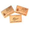 Custom Logo and Engraved 125Khz 13.56Mhz RFID Bamboo Wooden Cards for Hotel Management