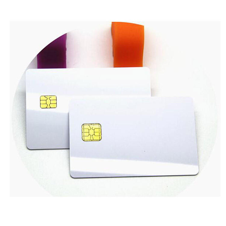 New White Blank RFID Smart Card PVC PET RFID Contact Access IC Card