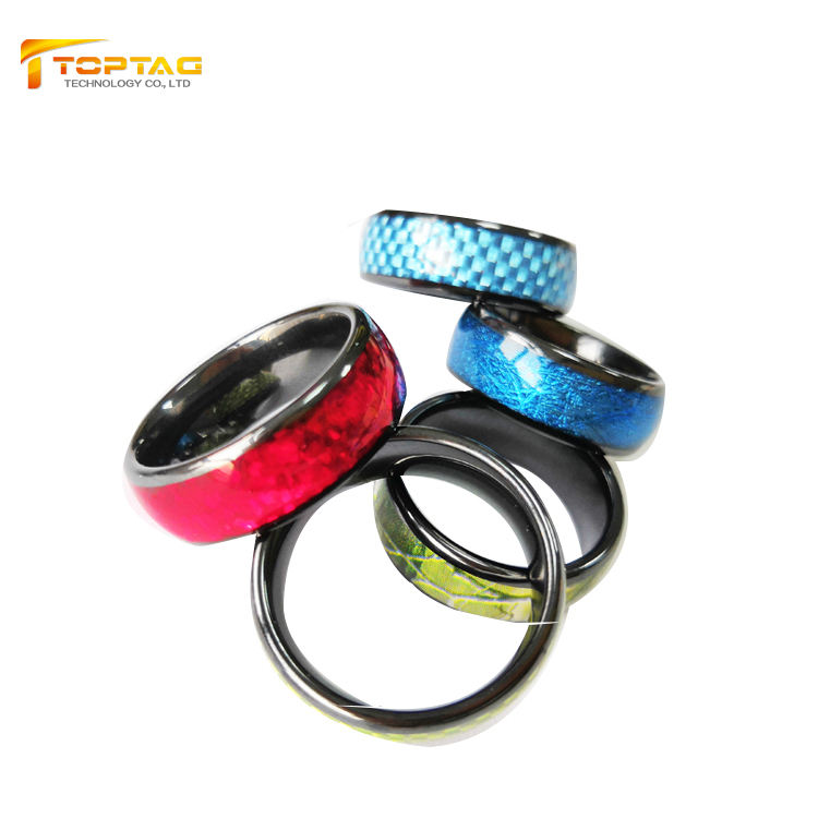 In Stock 13.56MHz Wearable RFID NFC Smart Ring for sharing Business Card