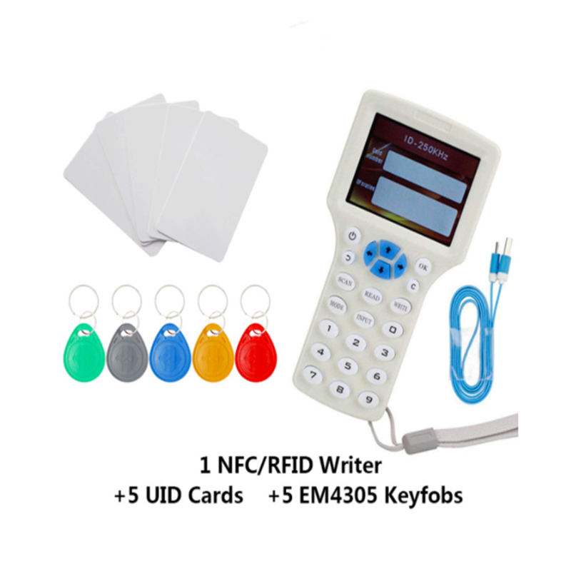 Wholesale 08CD NFC reader writer copier 134.2khz 13.56mhz Rfid id ic card reader