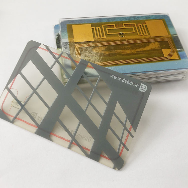 Clear 3d plastic pvc business cards with hologram stamp