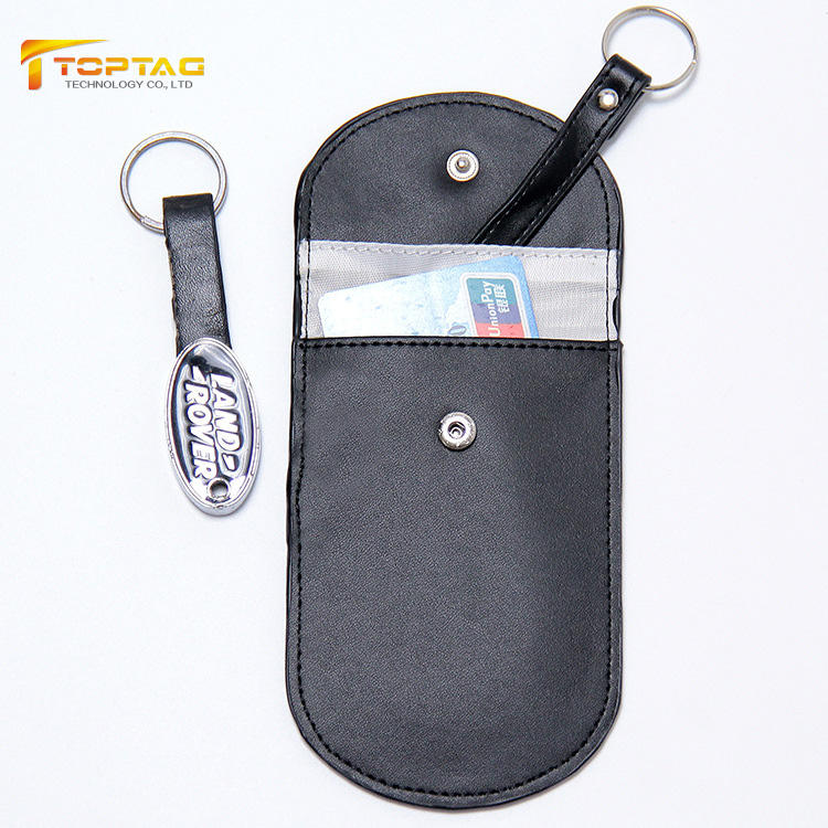 RFID Blocking Cell Phone Bag Pouch / Car Key RFID Jammer Blocker