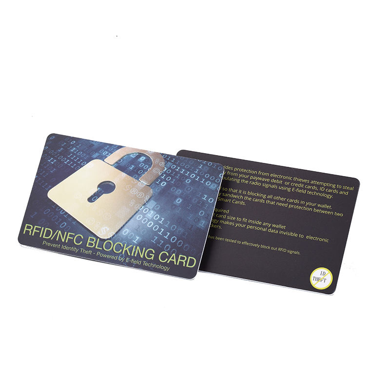 Anti Skim Credit Card Device RFID Blocking Card/Sleeve