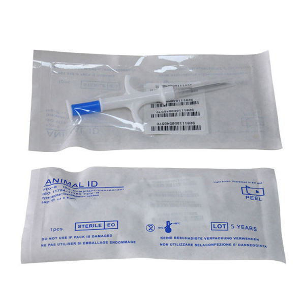 Writable 134.2KHz RFID Pet Microchip Tag/ Animal ID Transponder Syringe