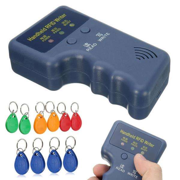 EM4100/TK4100 125KHz ID Card Keyfob RFID Reader Writer Duplicator