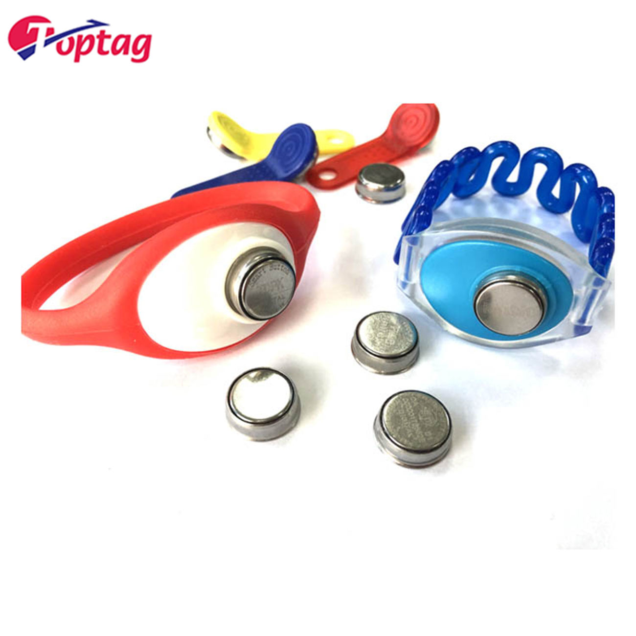 RFID TM Ibutton wristband bracelet TM Key with Leather/Plastic Holder for Access Control