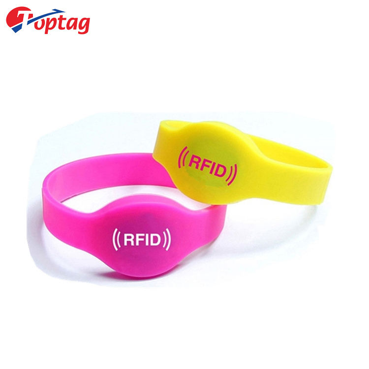 Wristbands Silicone Bracelet Fabric Pvc silicone rfid wristband Custom Tag Event Watch Access Rfid Wristband