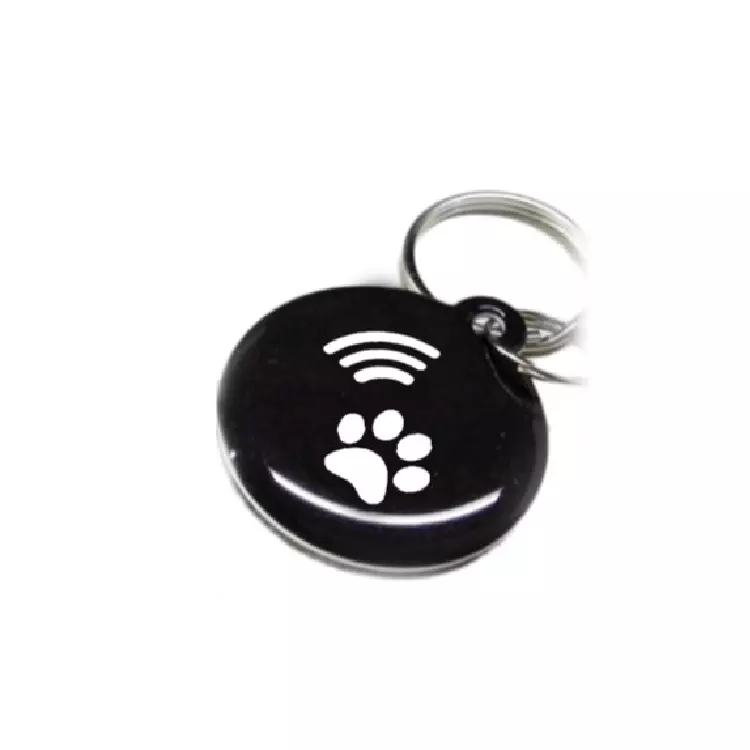 Website Link Writing 13.56Mhz Epoxy Tag RFID Pet Tag with QR Code Printing