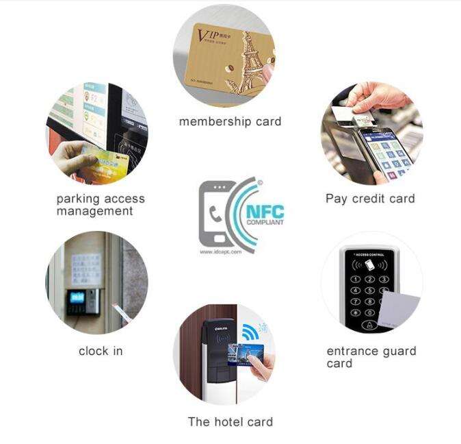 Tarjeta Nfc White Pvc Rfid Blank Card Printable 125Khz 134.2Khz 13.56Mhz 860MHz-960MHz Mango Id Business Rfid Card