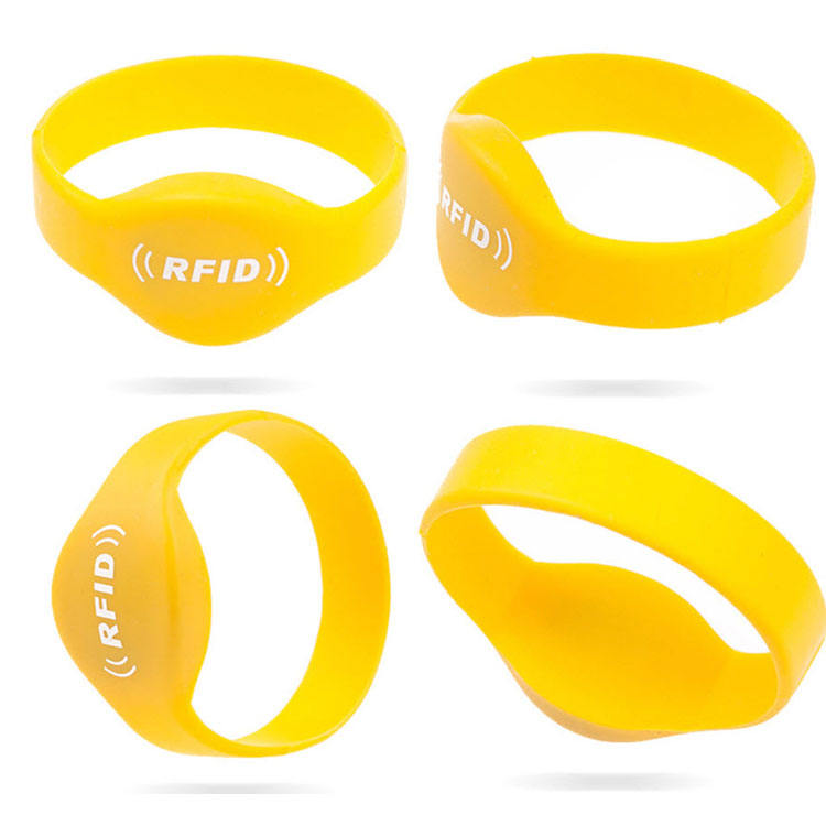 LF HF UHF Colorful Rfid Led Wristbands