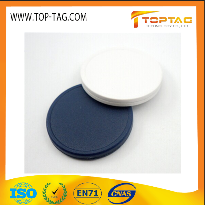 Resistant temperature waterproof hf 13.56mhz laundry NFC tag 213 215 chip rfid round button label
