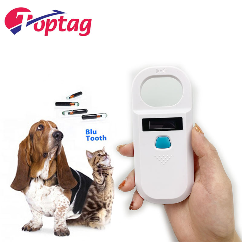 RFID Scanner Animal reader 134.2 khz Microchips with syringe Scanner