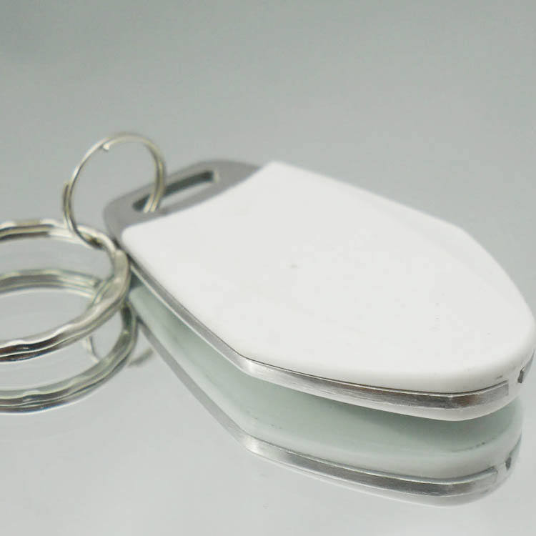 Transparent 125KHz Rewritable T5577 RFID Key Tag/Keyfob for Door Access Control