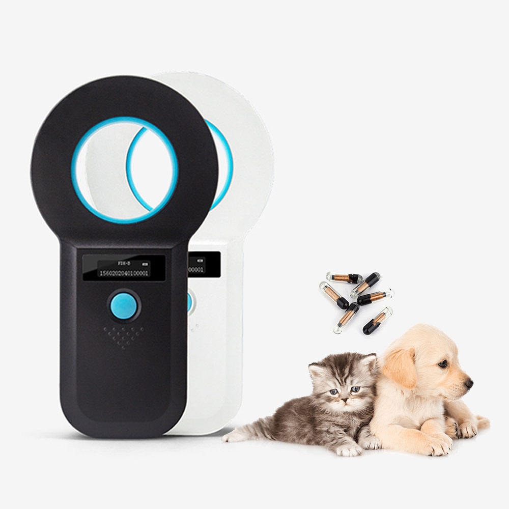 PET reader RFID 134.2KHz EM4305 Microchip Scanner W90B For Animal PET Management
