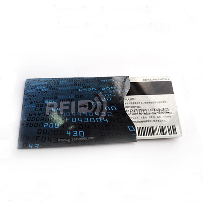 Anti Scan Blocking Sleeves/ Visa Card RFID data Theft Protection