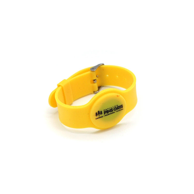 13.56Mhz F1108 MF RFID Pure Color Bracelet Silicone NFC Wristband Watch Card Wrist Band pvc wristband