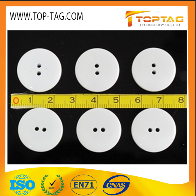 Resistant temperature waterproof hf 13.56mhz laundry NFC tag 213 215 chip rfid round button label