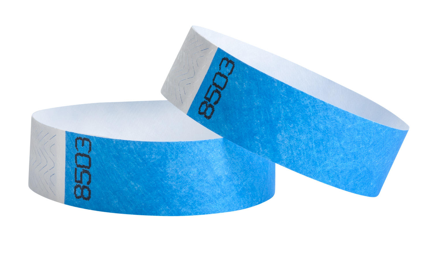 Toptag factory direct sale waterproof RFID 13.56mhz paper wristband for events