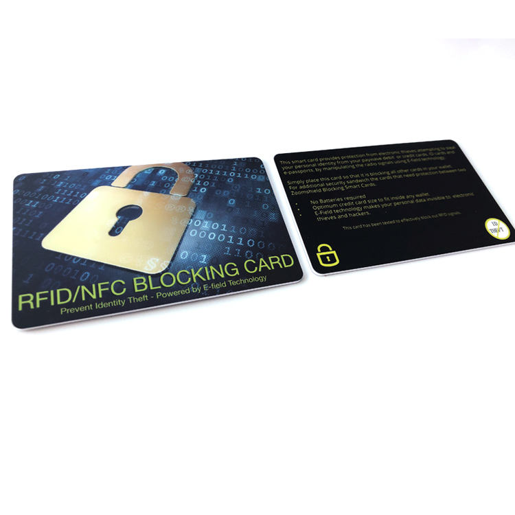 2019 Promotional Price Jammer Signal Blocking Card RFID Blocker for Credit Card Protection