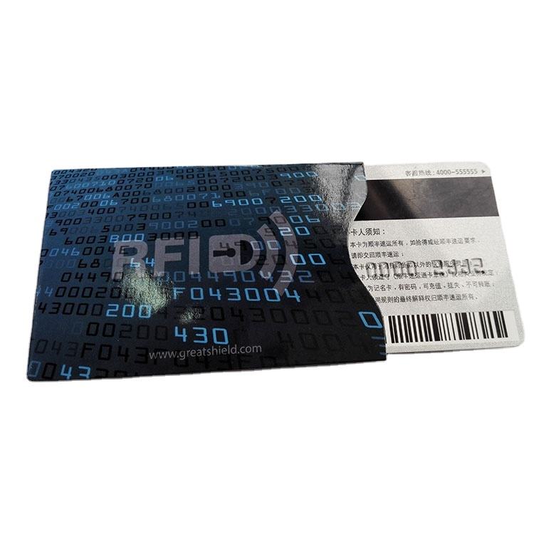 2019 Wholesale Price RFID blocking sleeve-how to prevent paywave credit card being hack